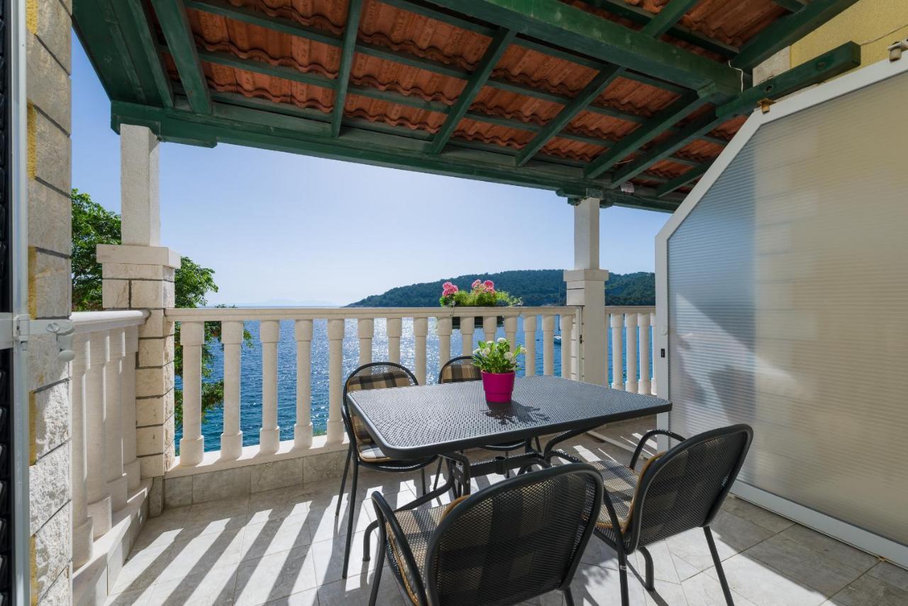 Superb Beachfront Luxury Seaview With Private Beach Milna  Extérieur photo